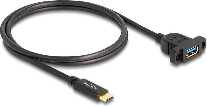 Immagine prodotto Delock SuperSpeed USB 10 Gbps 1m per l'installazione nero (1 m, USB 3.2 Gen 2)