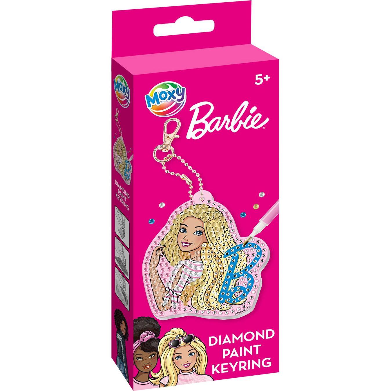 Grafix Machen Sie Ihren eigenen Diamond Painting Schlüsselanhänger Barbie