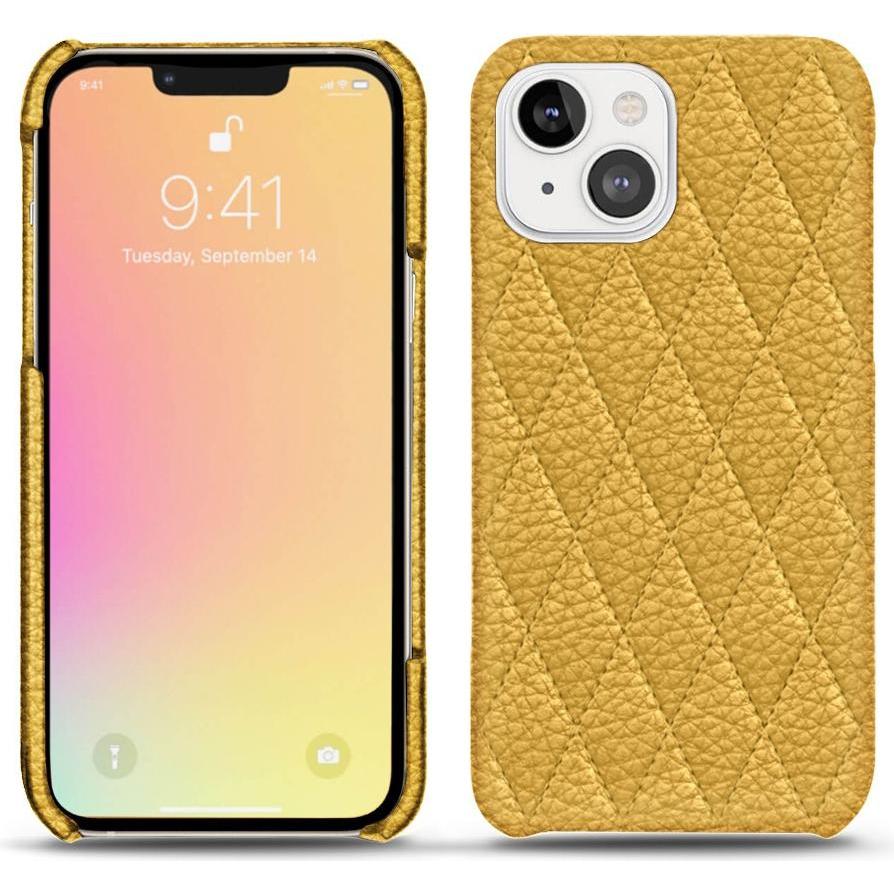 Noreve Lederschutzhülle (Apple iPhone 13 mini), Smartphone Hülle, Orange