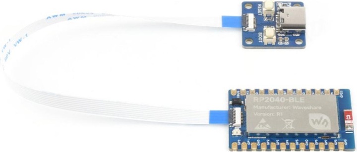 Actual product image WaveShare RP2040-BLE Raspberry Pi Pico based with Bluetooth 5.1