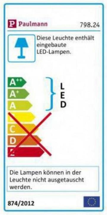 Energy Label Paulmann Verlora Zigbee (800 lm)