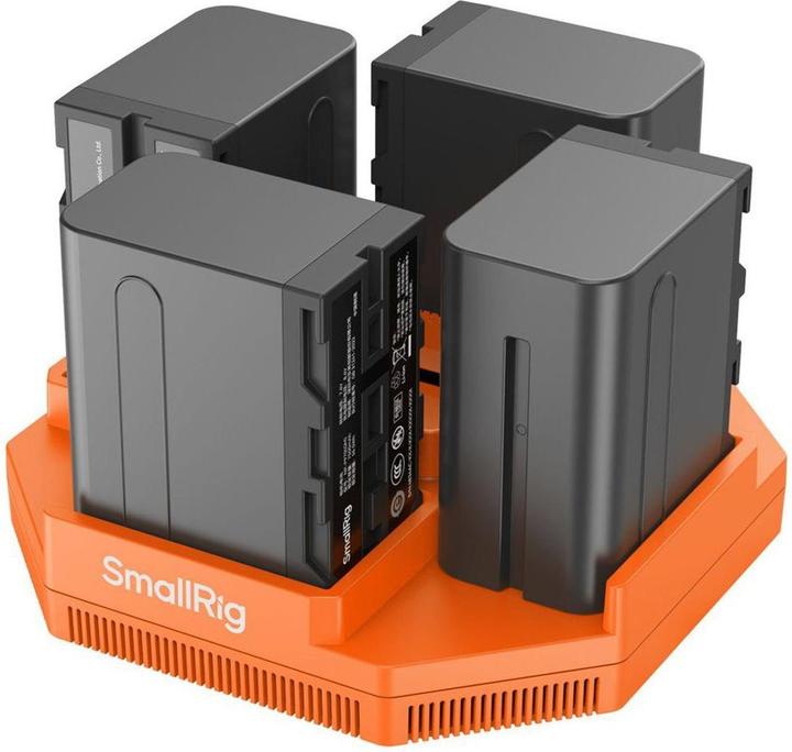 Immagine prodotto SmallRig 4837 NP F 4 Channel Camera Battery Charger (Caricabatterie per fotocamere)