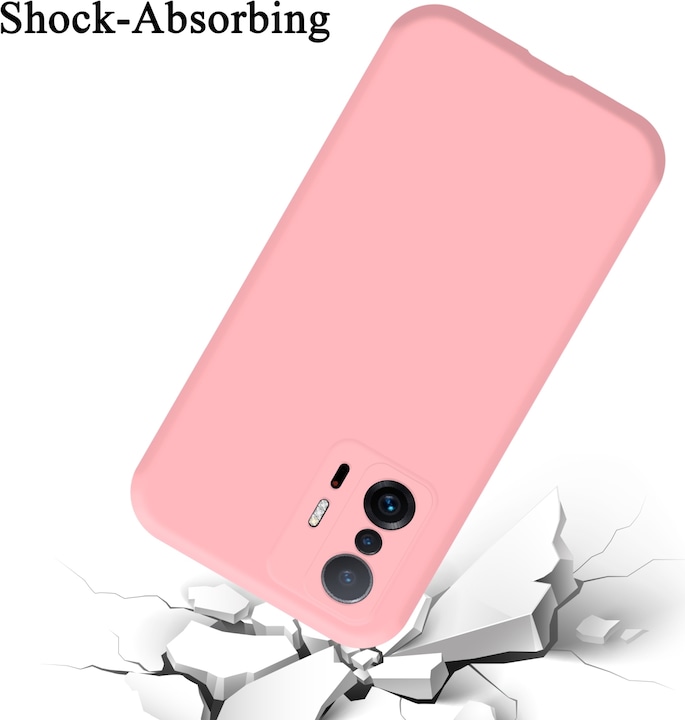 Actual product image Cadorabo TPU Liquid Silicone Case Cover for Xiaomi 11T / 11T PRO (Xiaomi 11T)