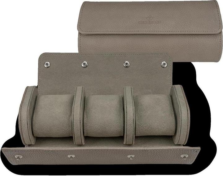 Produktbild Windrose Reise-Uhrenetui (3 Uhren) beige