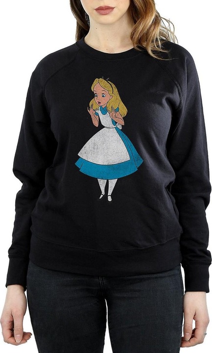 Actual product image Alice In Wonderland Womens/Ladies Classic Cotton Sweatshirt (L)