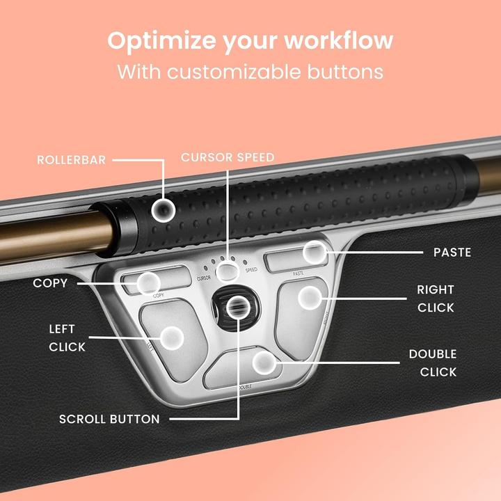 Actual product image Contour RollerMouse Red, Wireless (Wireless)