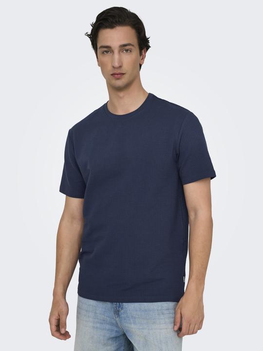 Immagine prodotto Only & Sons Onskian Life Reg Seersucker Ss Tee (XL)