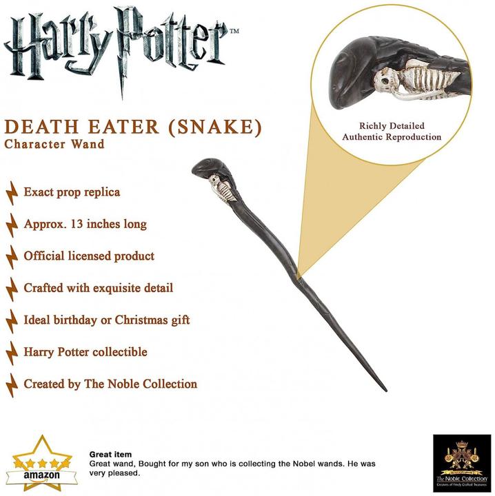 Produktbild Noble Collection Harry Potter Zauberstab Todesser Version 4 (Charakter-Editio