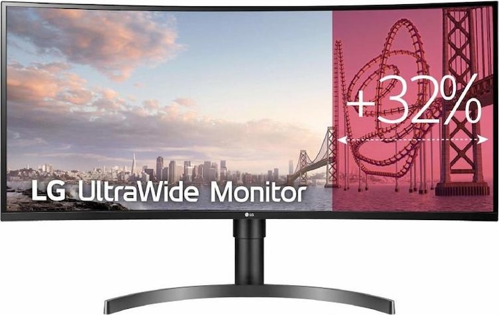 Actual product image LG Ultrawide 35WN75CP-B (3440 x 1440 pixels, 35")