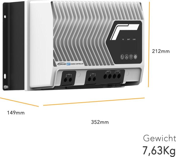 Actual product image Epever Tracer solar charge controller