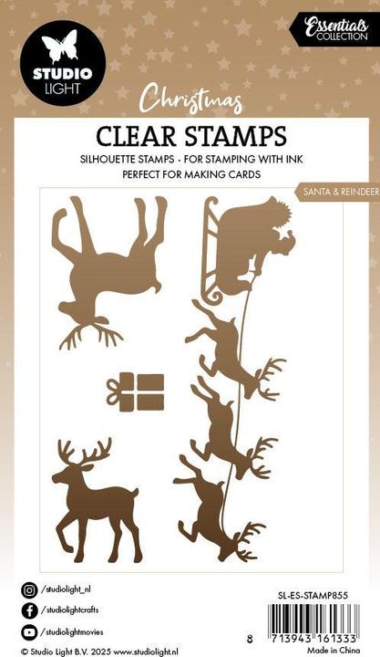 Immagine prodotto art by marlene Clear Stamp "Santa & Reindeer" Essentials