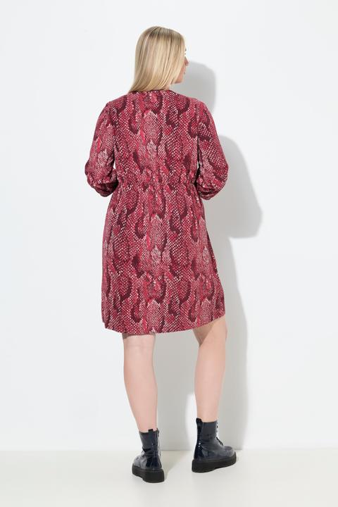 Actual product image Ulla Popken Animal Print Jersey Midi Dress (62)