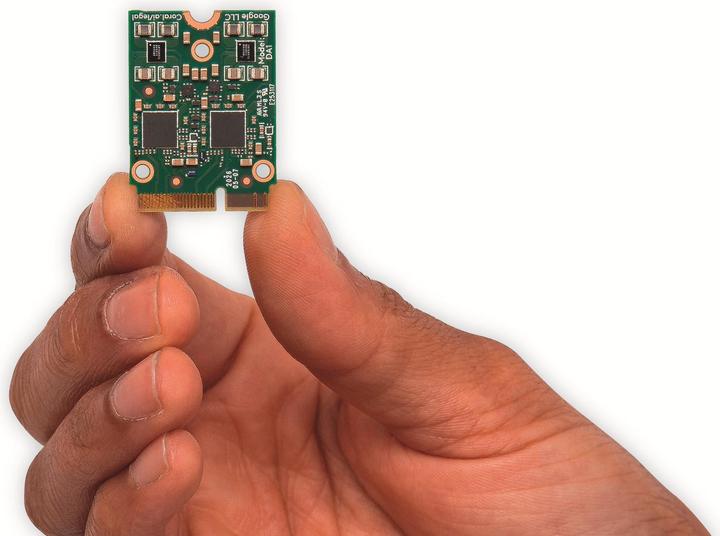 Actual product image Google Coral M.2 Accelerator with Dual Edge TPU