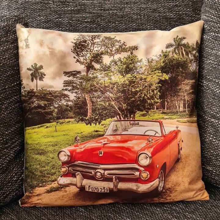 Tinisu Kissenbezug Oldtimer / Karibik - 45cm x 45cm (45 x 45 cm)