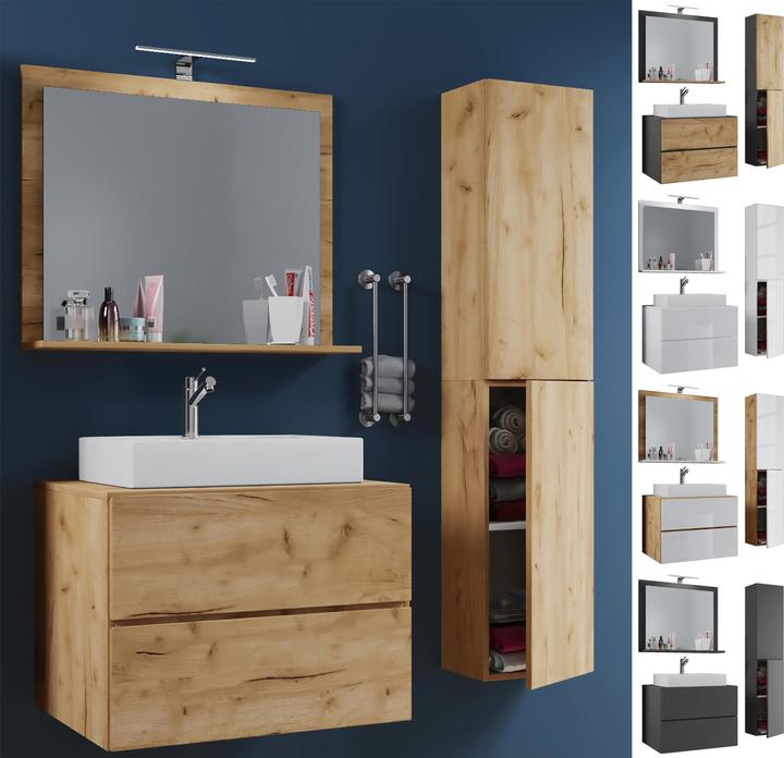 Immagine prodotto VCM Lavabo 4 pezzi Lavabo Cassetto Lendas