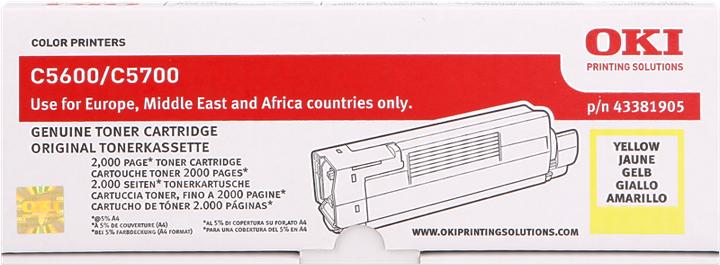 Produktbild OKI 43381905 (Y)
