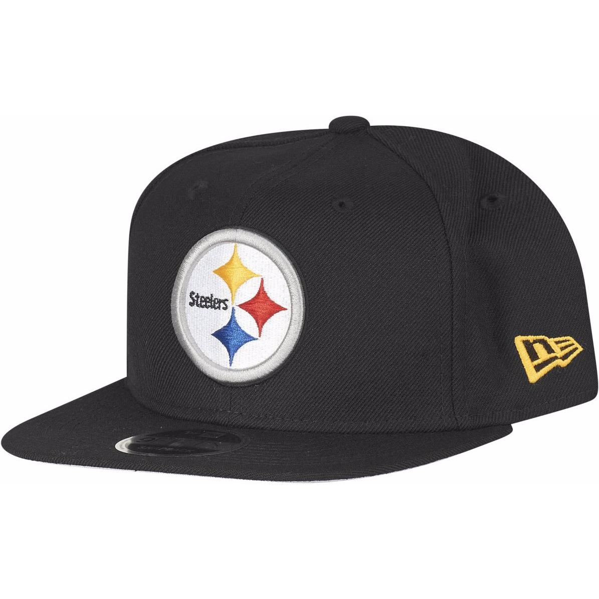 New Era, Herren, Cap, Originalfit Pittsburgh Steelers, Schwarz, (One Size)