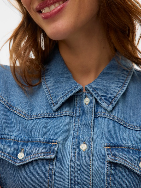 Actual product image Vero Moda VMAUSTIN Kurzes Kleid Jeanskleid (L)