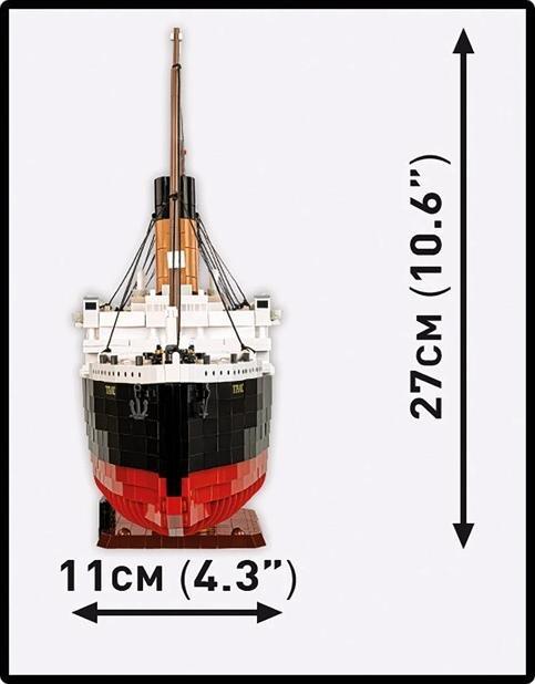 Actual product image Cobi Historical collection R.M.S Titanic