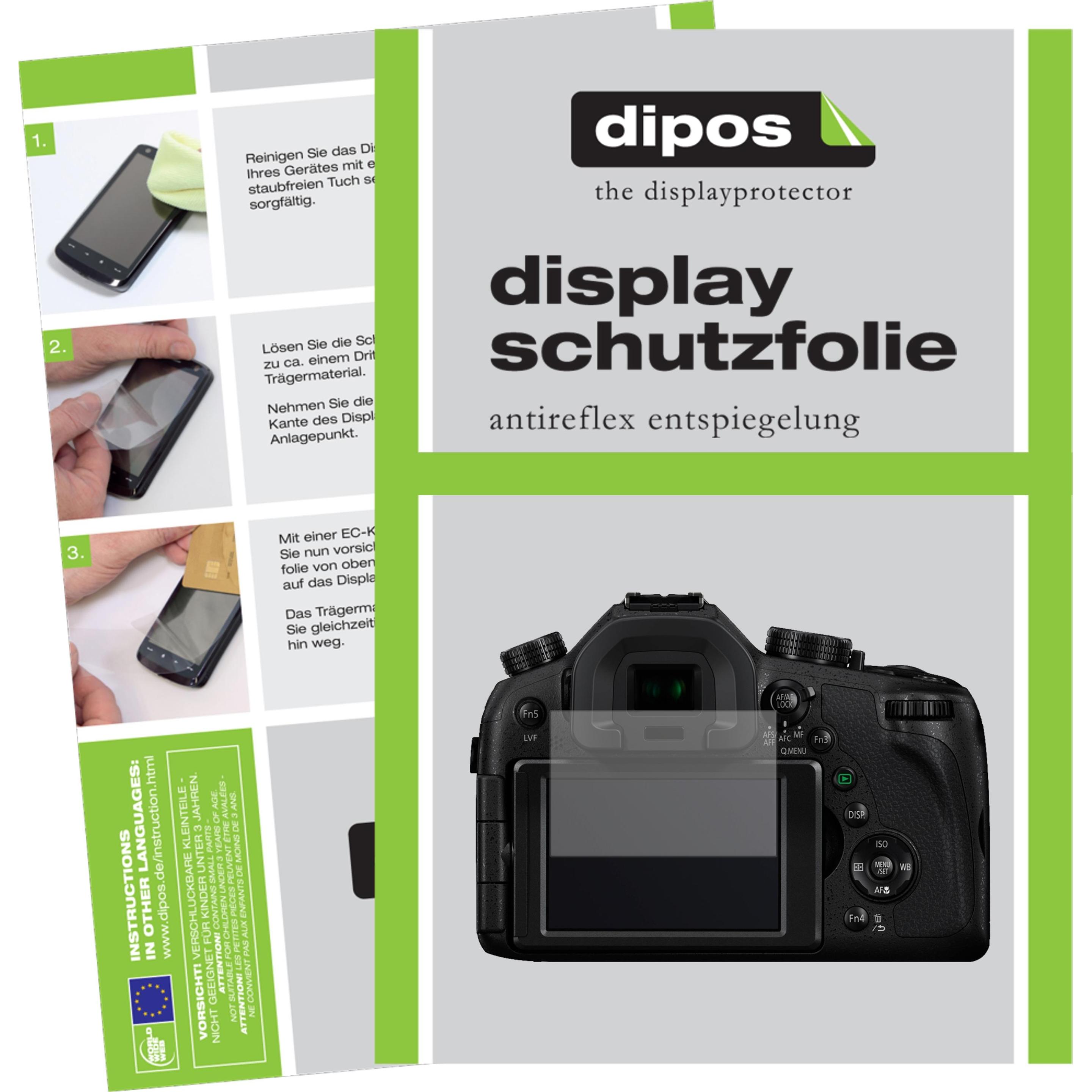 Dipos Displayschutzfolie Antireflex (Displayschutz, Lumix DMC-FZ1000EG), Kameraschutz, Transparent