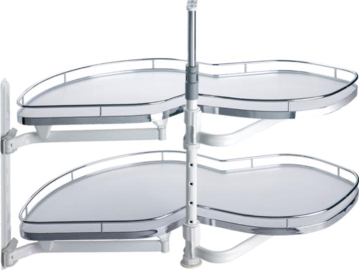 Image du produit Peka Metall Ferrures d'angle de meuble pivotant LeMans II Arena Classic pour charnière (1 pcs)