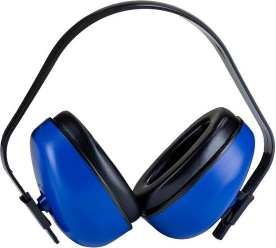 RS PRO Black/blue headband hearing protection, 27dB