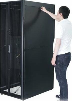 Image du produit APC Easy Rack 42Ux600x1000 Roof/Side panel/castors/feet No Bottom 4 Brackets (42 HE, Rack 19 pouces)