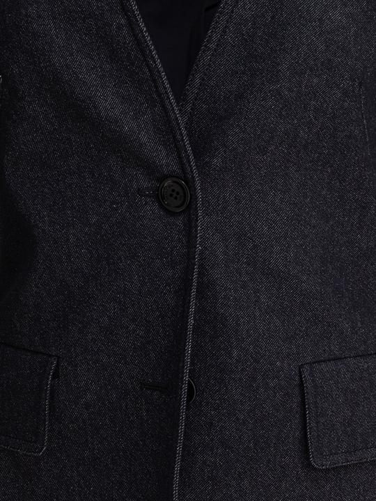 Actual product image Max Mara Denim-effect blazer (44)