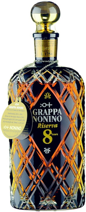 Immagine prodotto Nonino Grappa Riserva 8 Anni (1 x 70 cl)