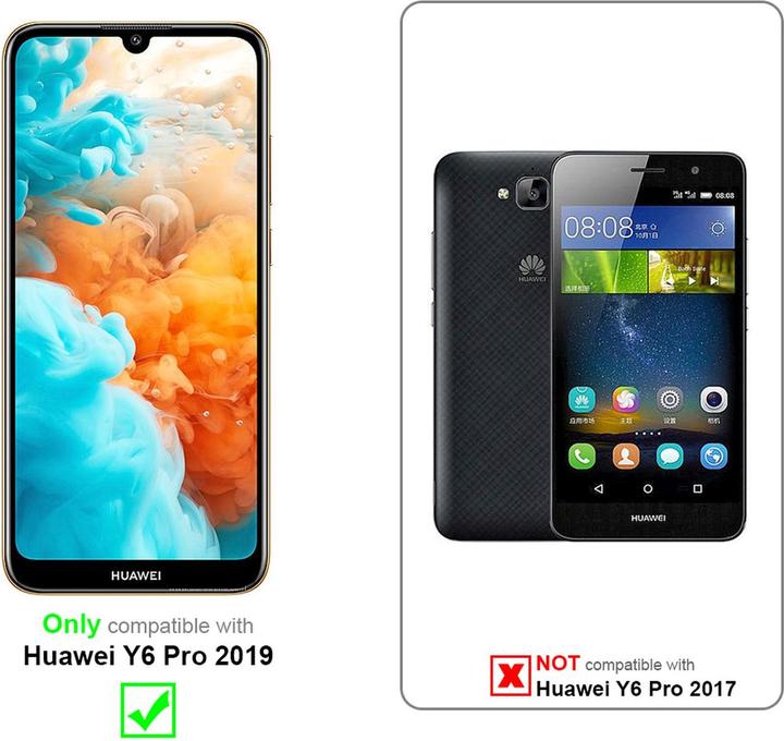 Image du produit Cadorabo Couverture du livre de fleurs (Huawei Y6 Pro)
