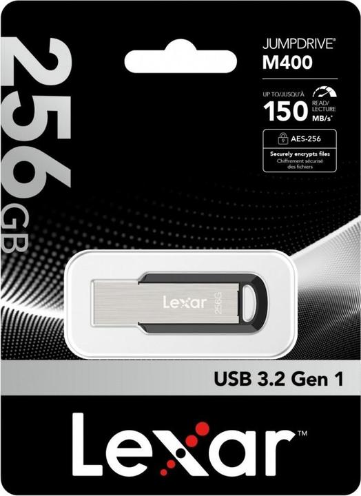 Actual product image Lexar JumpDrive M400 USB 3.0 (256 GB, USB-A)