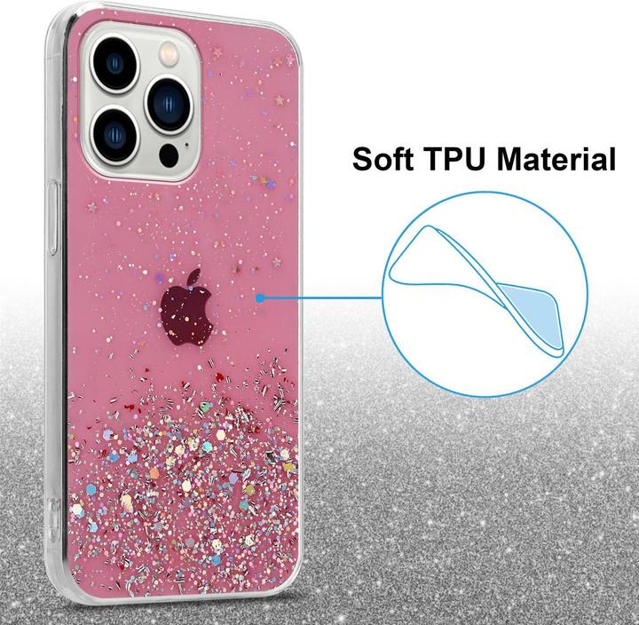 Produktbild Cadorabo TPU Cover funkelnder Glitter (Apple iPhone 13 Pro Max)