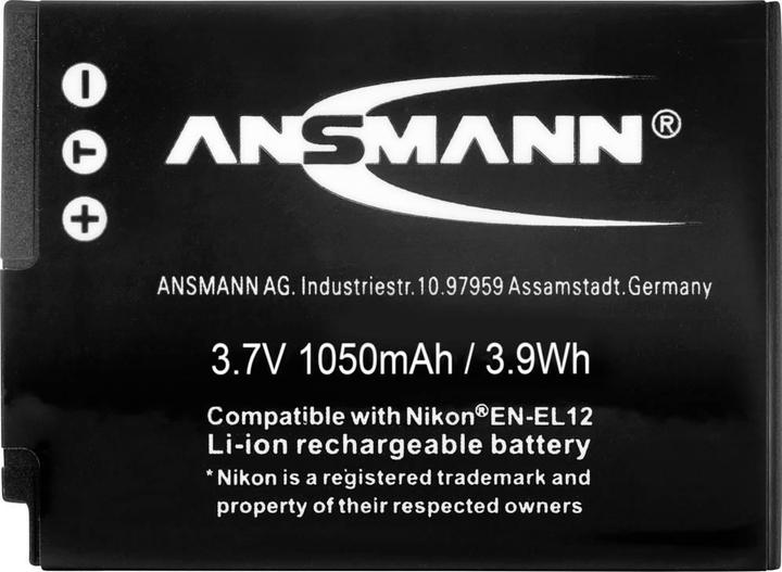 Productafbeelding Ansmann Nikon EN-EL12 batterij (Batterij van de camera)