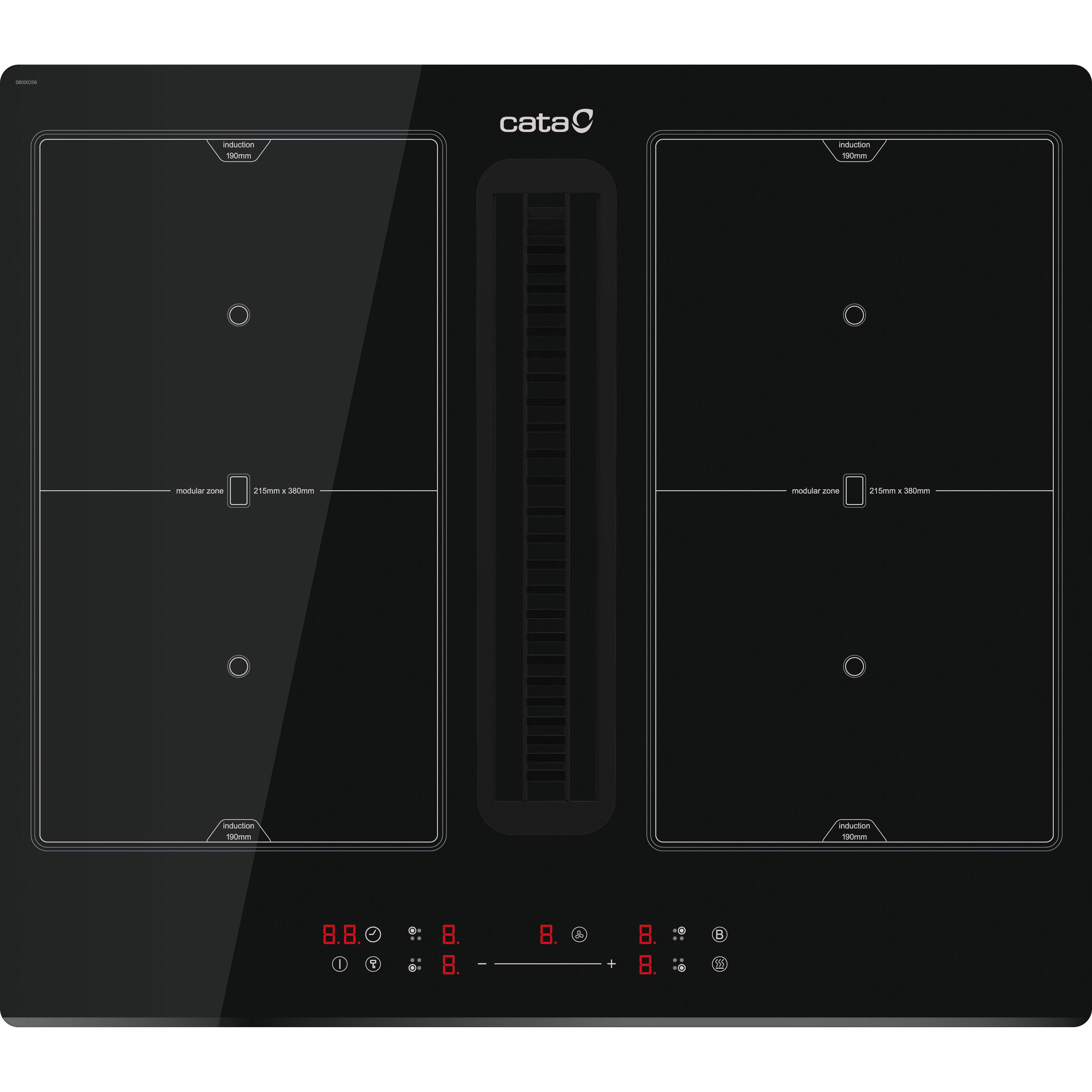 Cata Schwarz Ias 6024, Kochfeld,