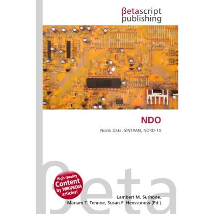 Thumbnail - Ndo, Fachbücher von Miriam T. Timpledon, Lambert M. Surhone, Susan F. Marseken