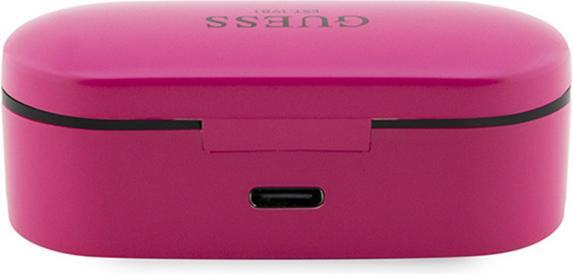 Actual product image Guess słuchawki Bluetooth GUTWST31EM TWS + stacja dokująca magenta (ANC, 5 h, Wireless)