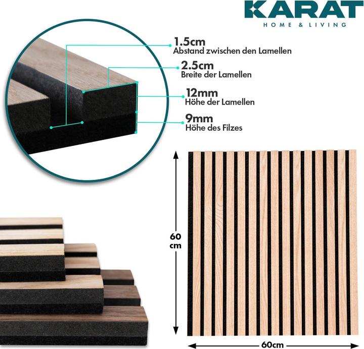 Actual product image Karat Acoustic panels