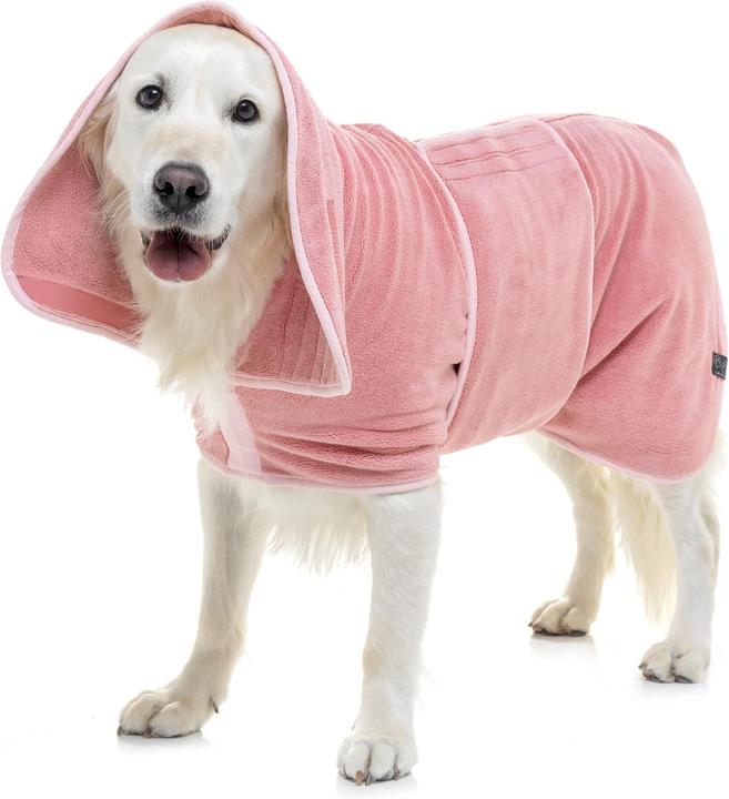 Actual product image Lucky Paws Dog bathrobe (XL, Dog bathrobe)