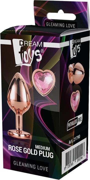 Produktbild Dream Toys Gleaming Love Rose Gold Plug Medium