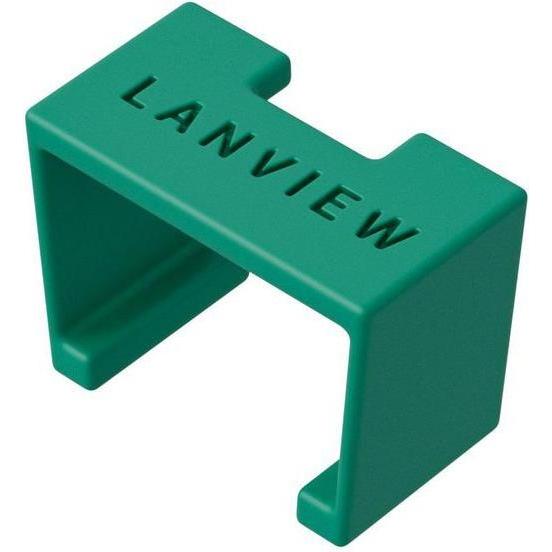 Lanview SmartClicks Clips 20pcs Green, Netzwerk Zubehör