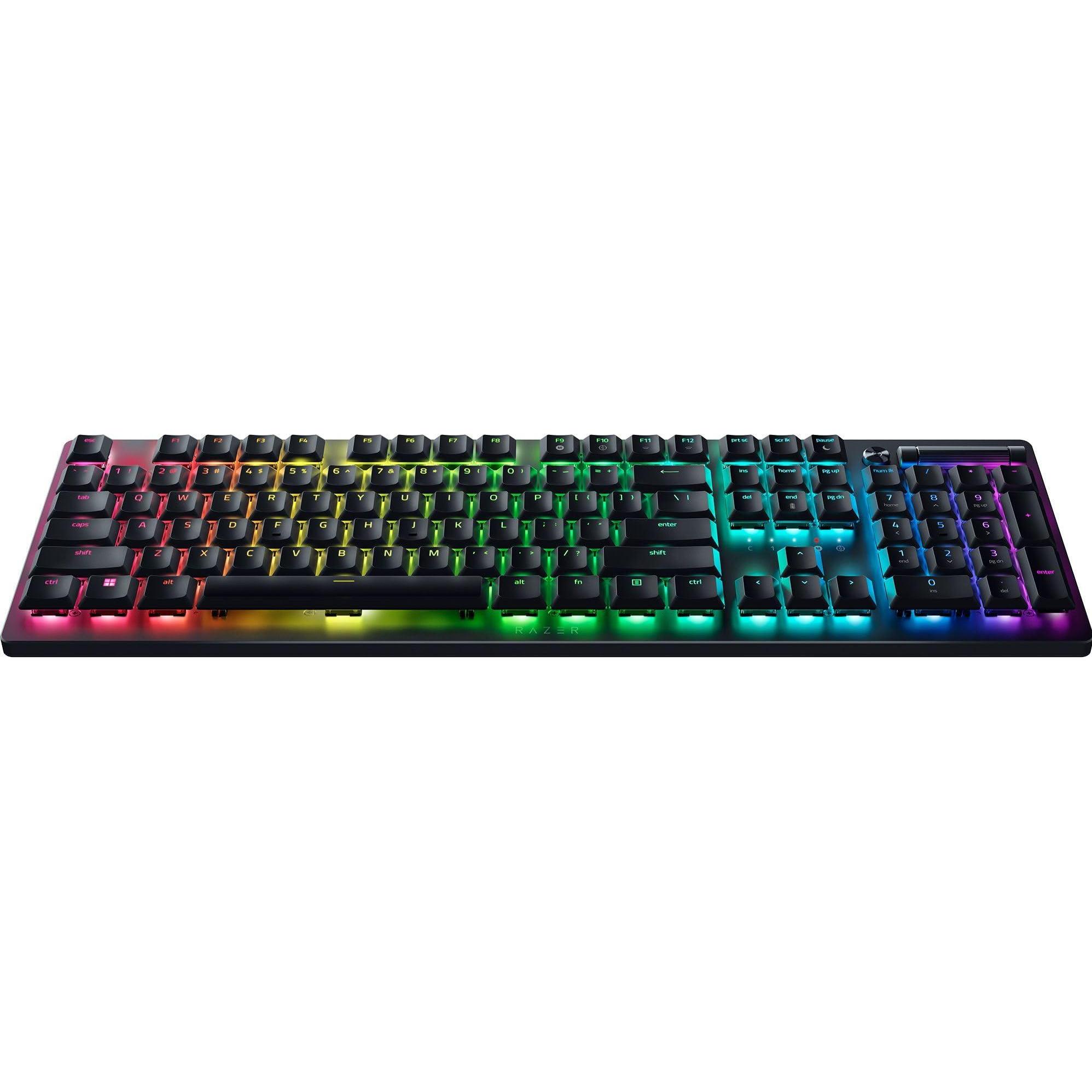 Razer DeathStalker V2 Pro (Deutschland, Kabelgebunden, Kabellos), Tastatur, Schwarz