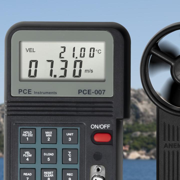 Actual product image PCE Instruments Vane anemometer