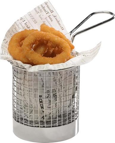 Actual product image Paderno SNACKHOLDER" serving/frying basket