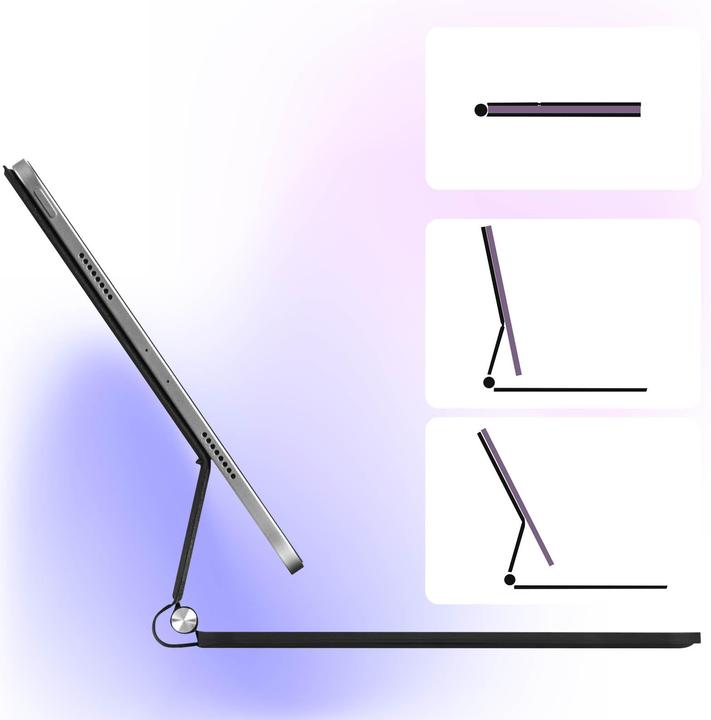 Image du produit Avizar Série de clavier QWERTY Bluetooth (CH, iPad Air 2022 (5e génération))