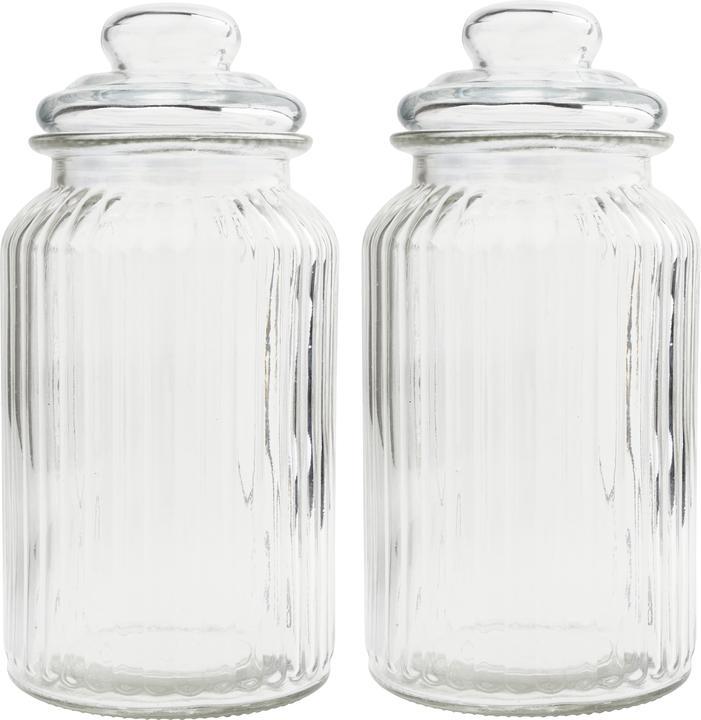 Actual product image VBS Storage jar/candy jar, 1250 ml, 2 pieces (1.25 l)