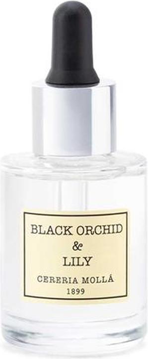 Cereria Molla 1899 Black Orchid & Lily Fragrance Oil for Diffuser 30ml Bottle Atomiser, BR3023