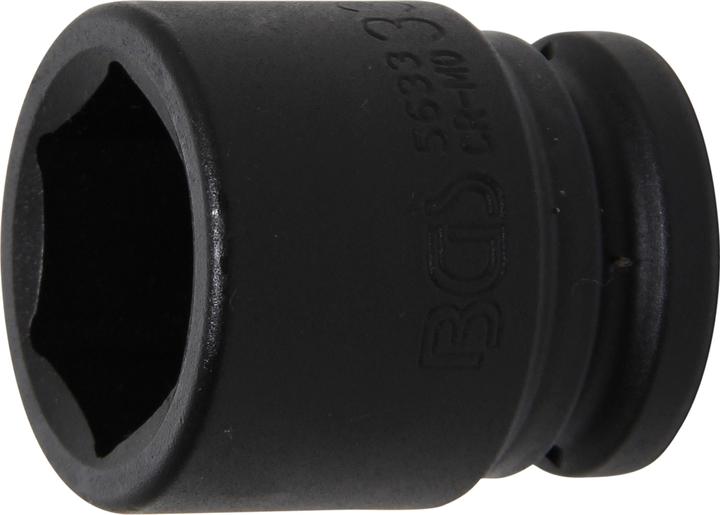 BGS Kraft-Steckschlüssel-Einsatz Sechskant Antrieb Innenvierkant 20 mm (3/4") SW 33 mm (33 mm)