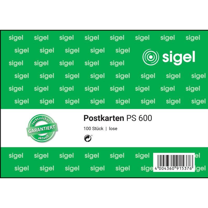 Thumbnail - Sigel, Karteikarten, Postkarten (C6, 100 x)