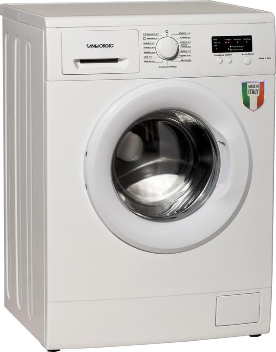 SanGiorgio SG610 Frontlader-Waschmaschine 6 kg 1000 U/min Weiss (6 kg, Links)