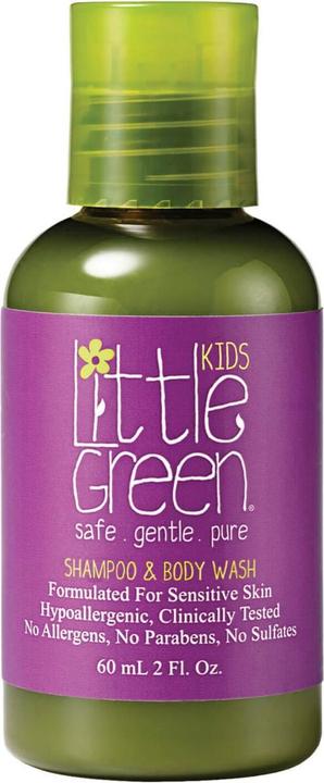 Image du produit Little Green Lavage cheveux et corps pour enfants (60 ml, Shampoing liquide)